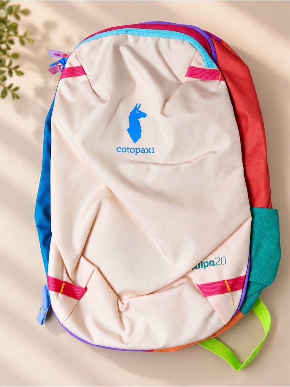 Cotopaxi Allpa 20L Del Día One-Piece Backpack – Cream & Multicolor NWT